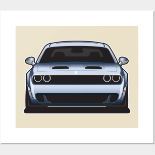 Dodge Challenger Hellcat Posters and Art